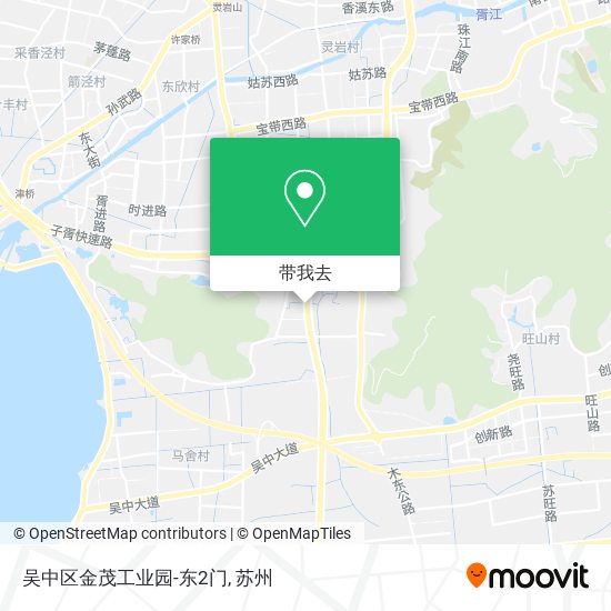 吴中区金茂工业园-东2门地图