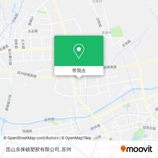 昆山东徕硕塑胶有限公司地图