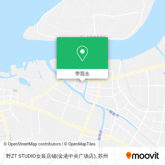 野ZT STUDIO女装店铺(金港中央广场店)地图