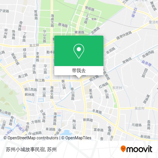 苏州小城故事民宿地图