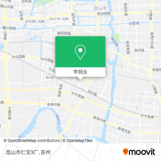 昆山市仁宝3厂地图