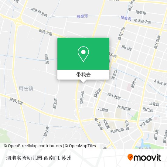 泗港实验幼儿园-西南门地图