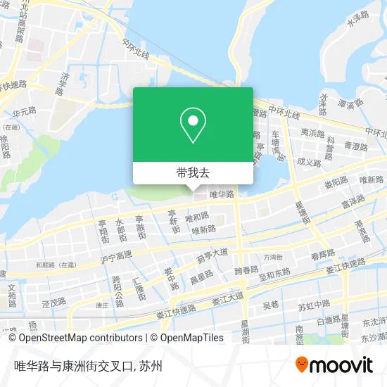 唯华路与康洲街交叉口地图
