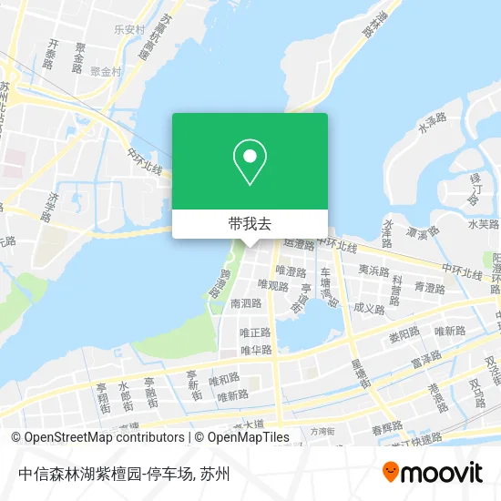 中信森林湖紫檀园-停车场地图