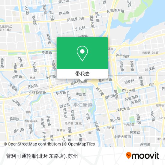 普利司通轮胎(北环东路店)地图