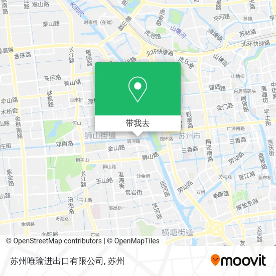 苏州唯瑜进出口有限公司地图