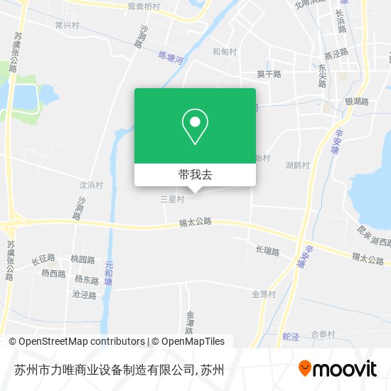 苏州市力唯商业设备制造有限公司地图