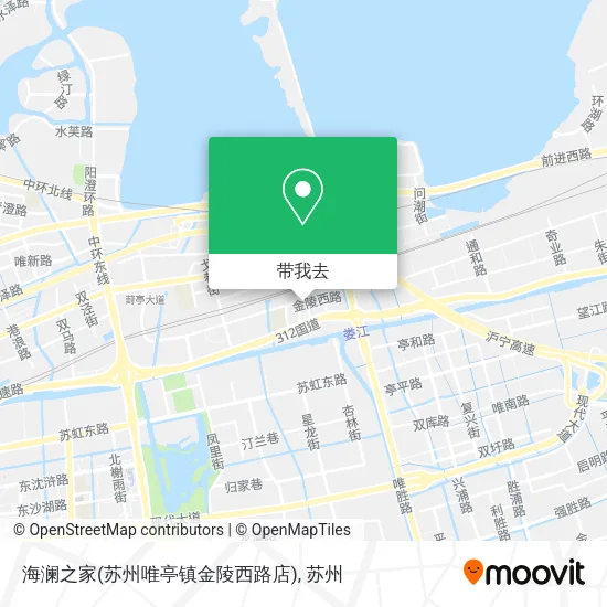 海澜之家(苏州唯亭镇金陵西路店)地图