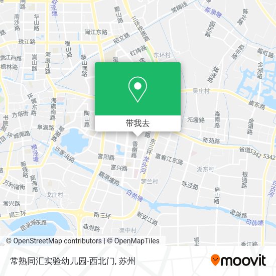 常熟同汇实验幼儿园-西北门地图