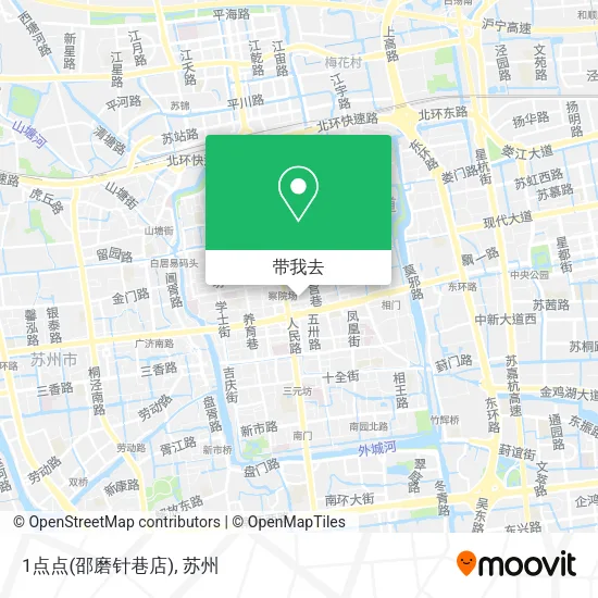 1点点(邵磨针巷店)地图