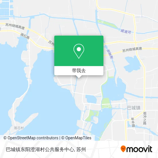 巴城镇东阳澄湖村公共服务中心地图
