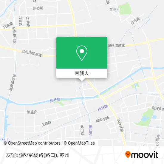友谊北路/富杨路(路口)地图