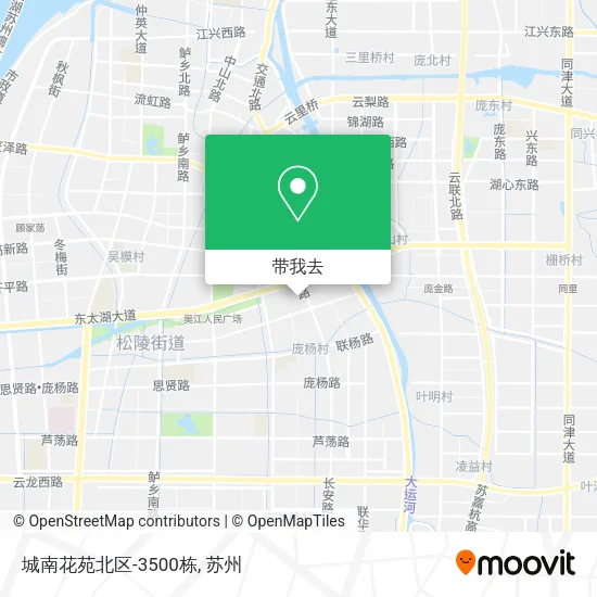 城南花苑北区-3500栋地图