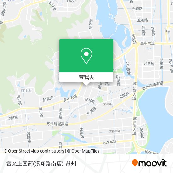 雷允上国药(溪翔路南店)地图