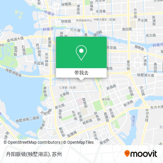 丹阳眼镜(独墅湖店)地图