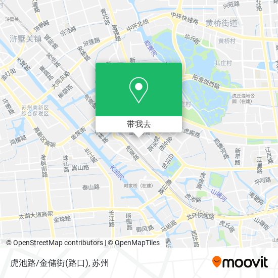 虎池路/金储街(路口)地图