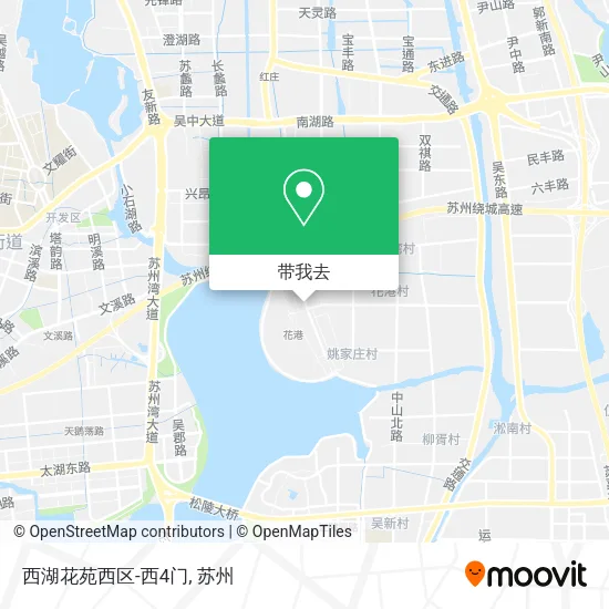 西湖花苑西区-西4门地图