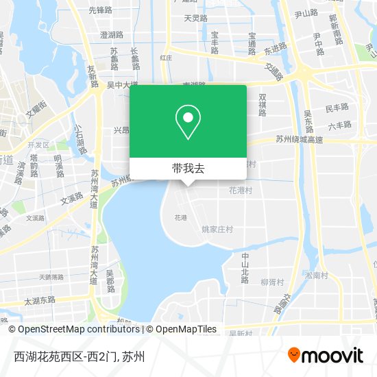 西湖花苑西区-西2门地图