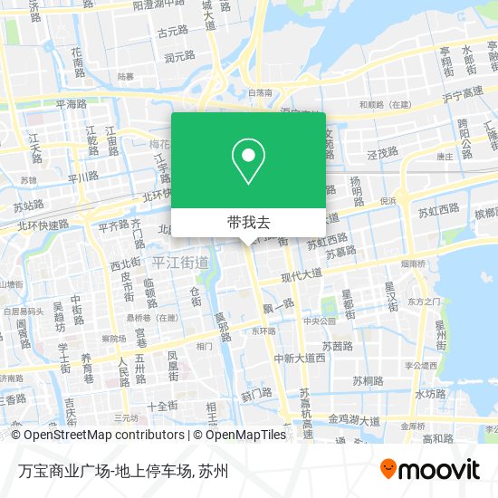 万宝商业广场-地上停车场地图