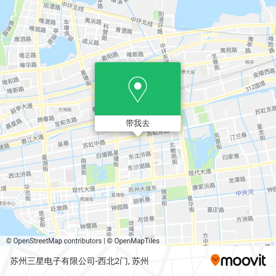 苏州三星电子有限公司-西北2门地图