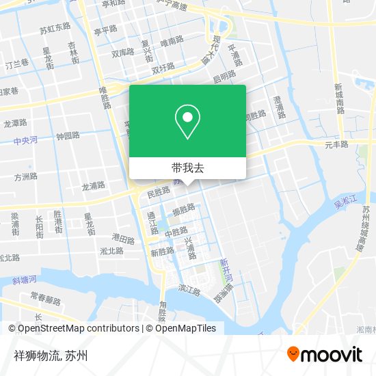 祥狮物流地图