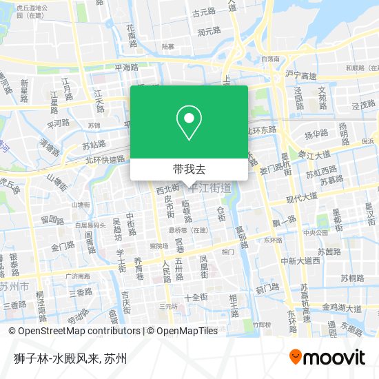 狮子林-水殿风来地图