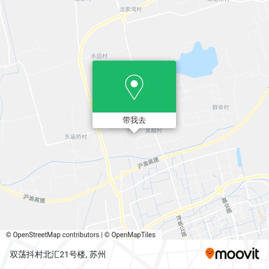 双荡抖村北汇21号楼地图