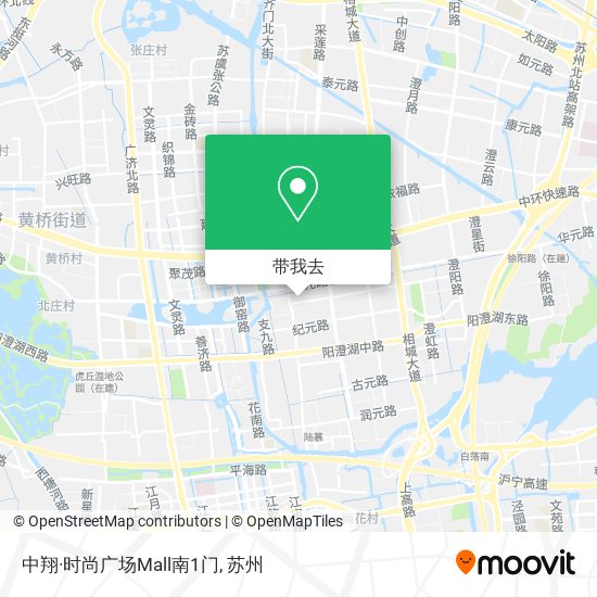 中翔·时尚广场Mall南1门地图