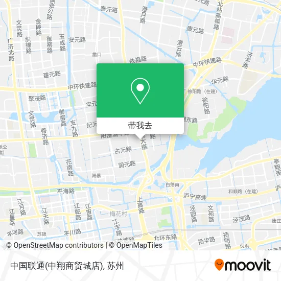 中国联通(中翔商贸城店)地图