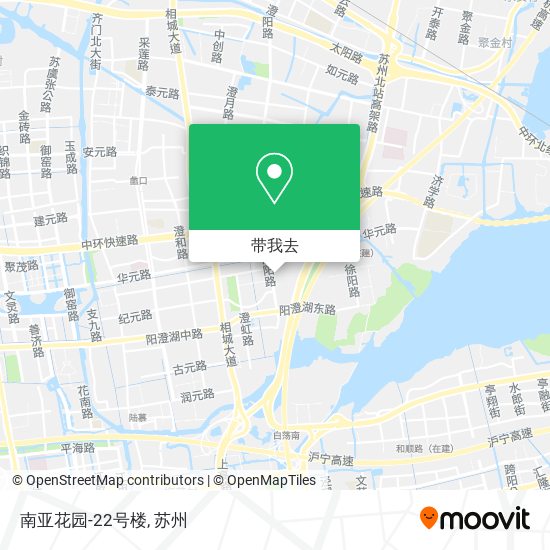 南亚花园-22号楼地图