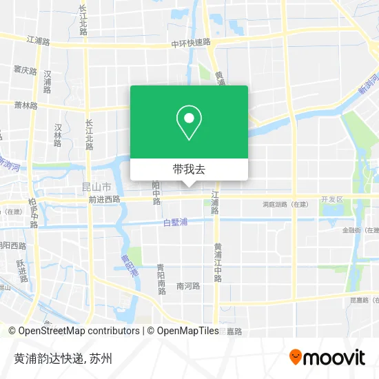 黄浦韵达快递地图