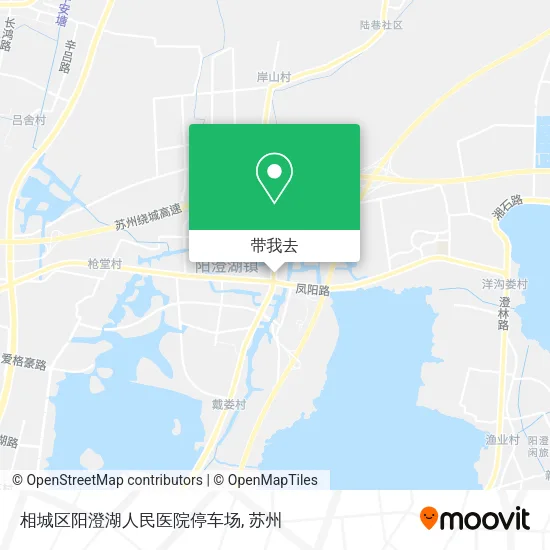 相城区阳澄湖人民医院停车场地图