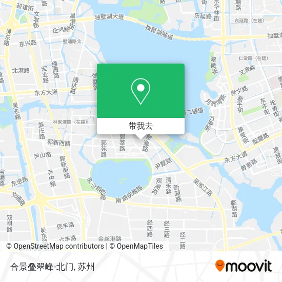 合景叠翠峰-北门地图