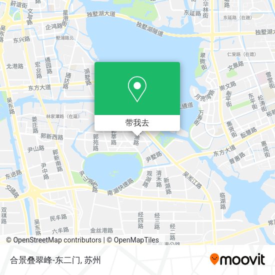 合景叠翠峰-东二门地图