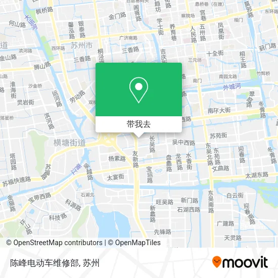 陈峰电动车维修部地图