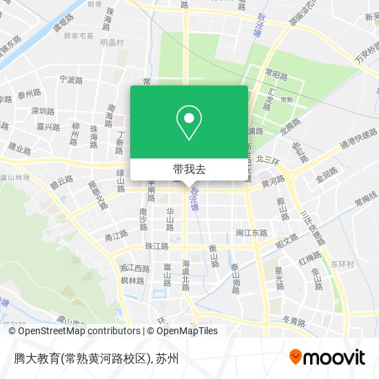 腾大教育(常熟黄河路校区)地图