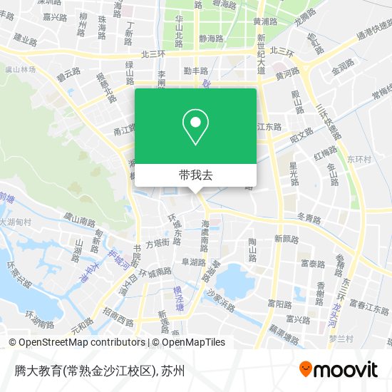 腾大教育(常熟金沙江校区)地图