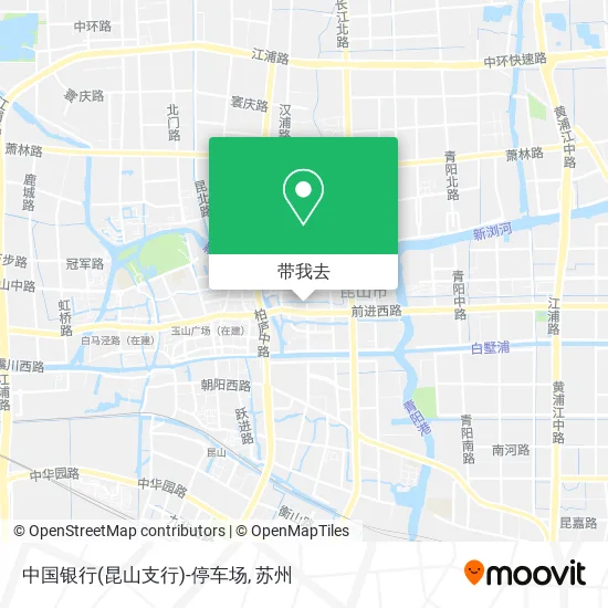 中国银行(昆山支行)-停车场地图