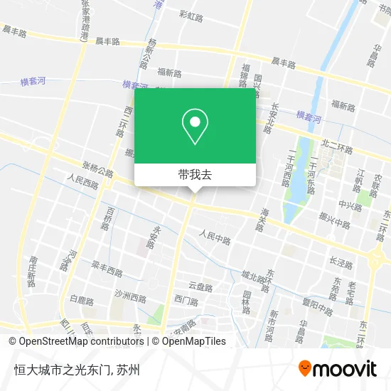 恒大城市之光东门地图