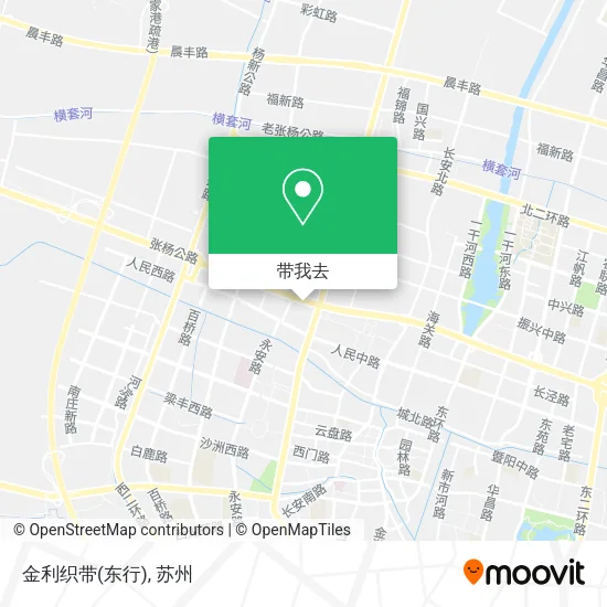 金利织带(东行)地图