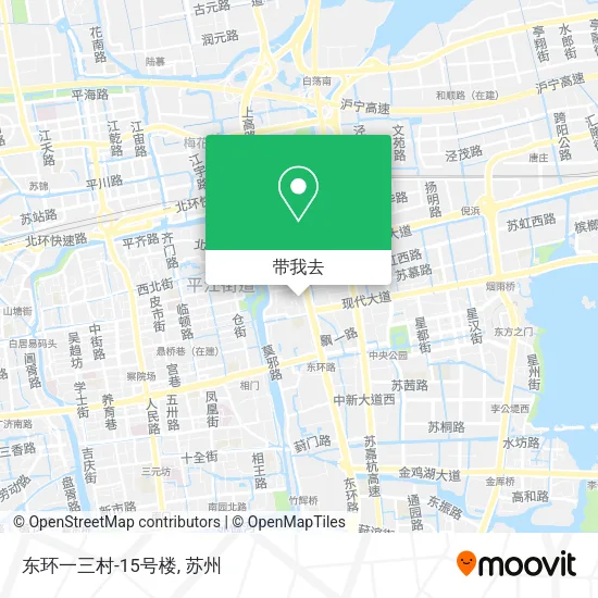 东环一三村-15号楼地图
