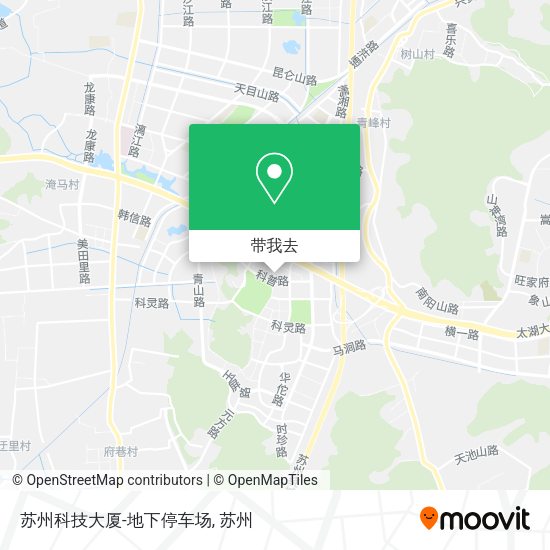 苏州科技大厦-地下停车场地图