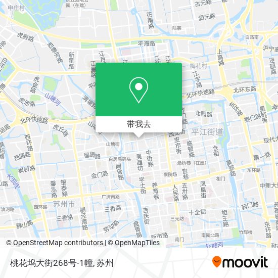 桃花坞大街268号-1幢地图