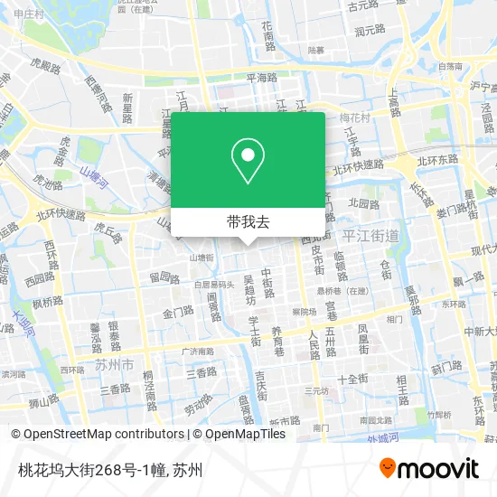 桃花坞大街268号-1幢地图