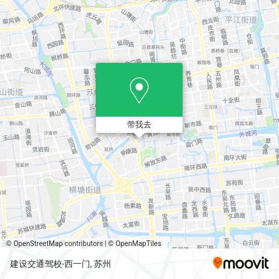 建设交通驾校-西一门地图