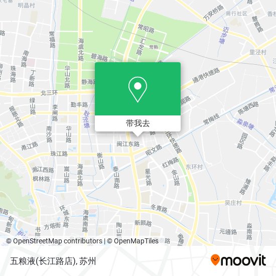 五粮液(长江路店)地图