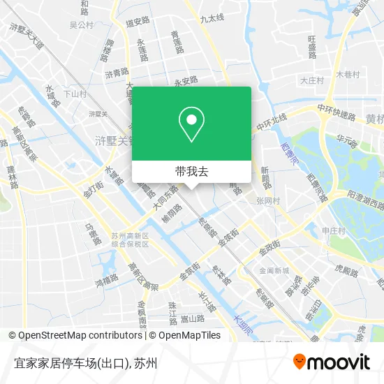 宜家家居停车场(出口)地图