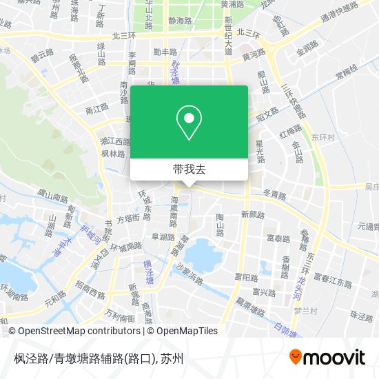 枫泾路/青墩塘路辅路(路口)地图