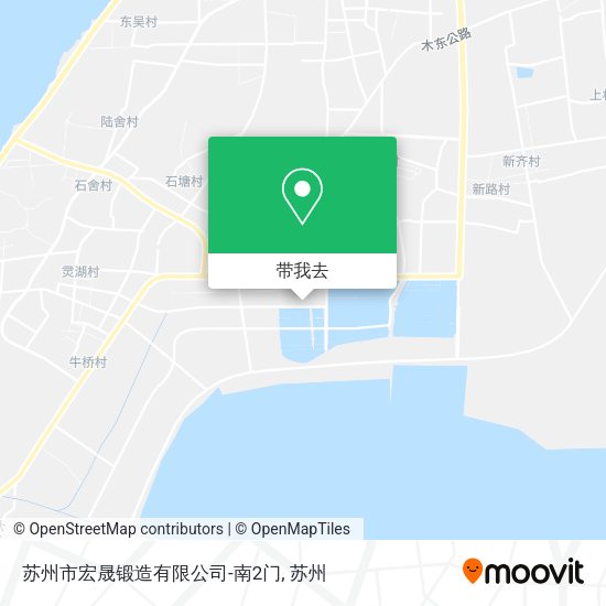 苏州市宏晟锻造有限公司-南2门地图