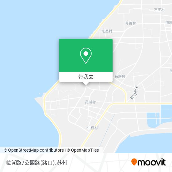 临湖路/公园路(路口)地图